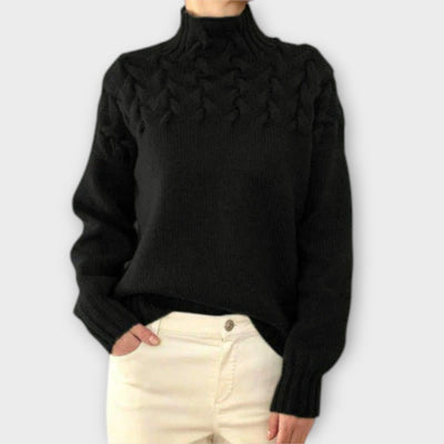 Eva - Maglione da donna con dettaglio a trecce