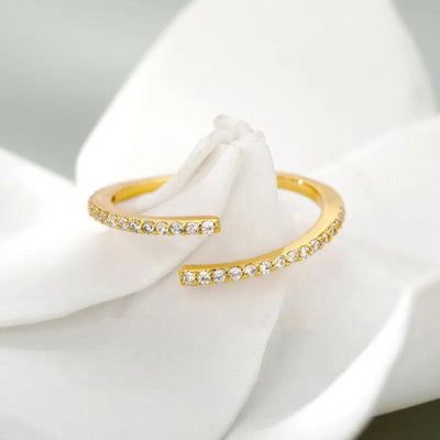 Eliandrea | Anello Classico in Zirconia Oro 18K
