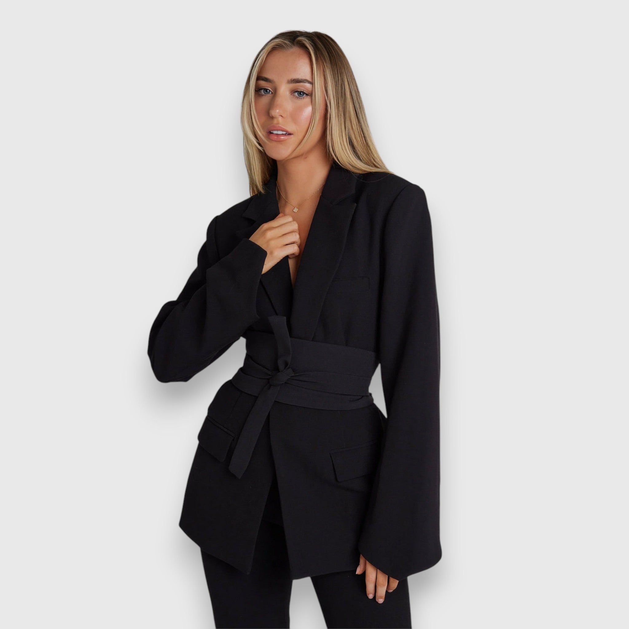 Jarela – Blazer con cintura