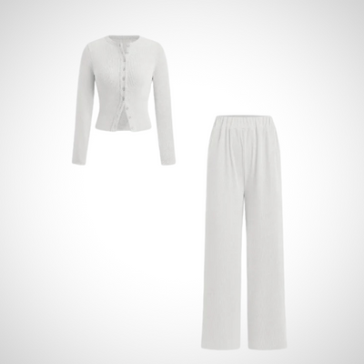 Sofy - Set Top e Pantaloni a Manica Lunga
