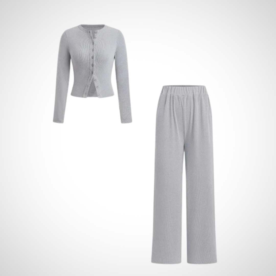 Sofy - Set Top e Pantaloni a Manica Lunga