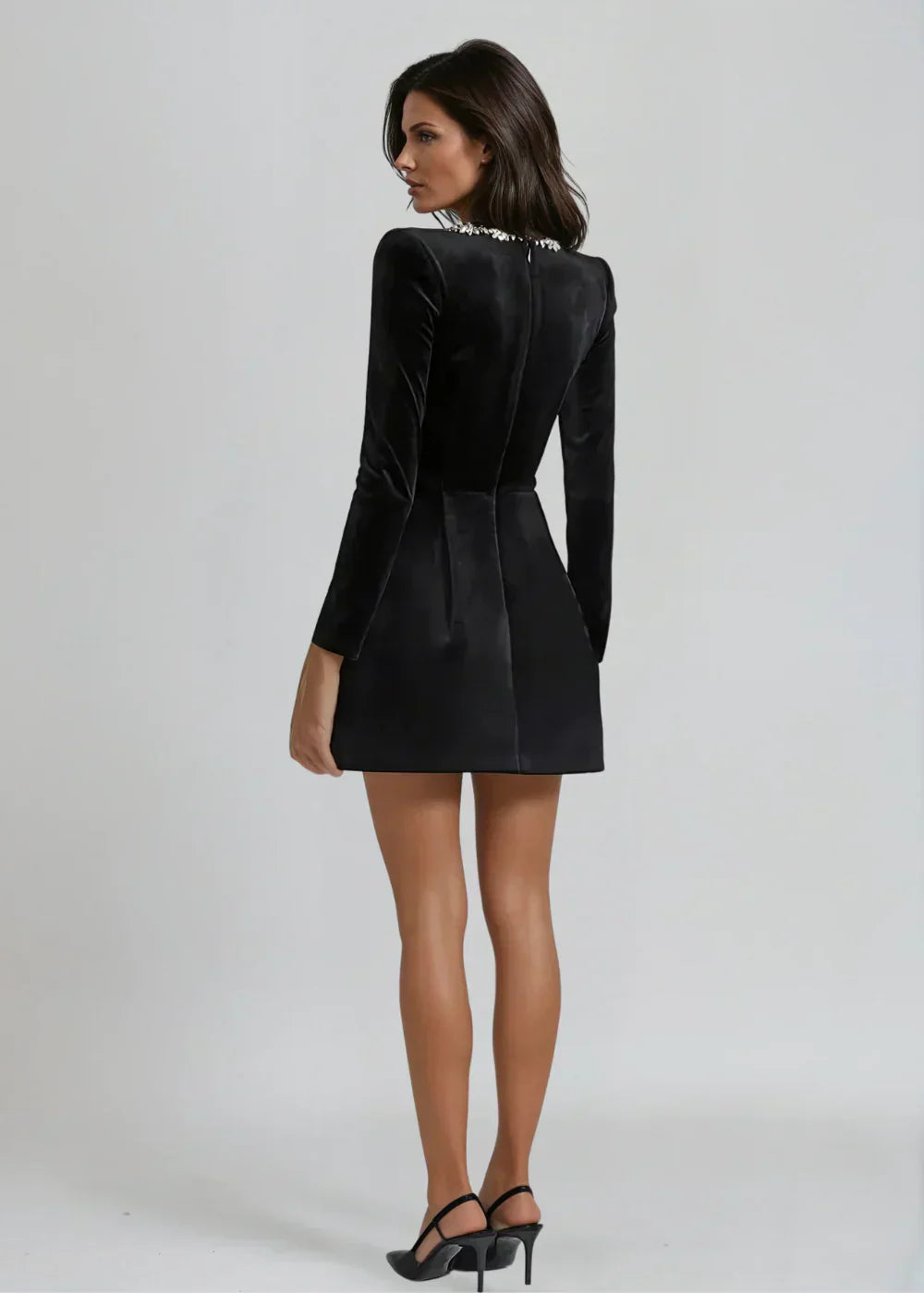 Rita - Abito Mini in Velluto