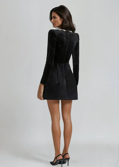 Rita - Abito Mini in Velluto