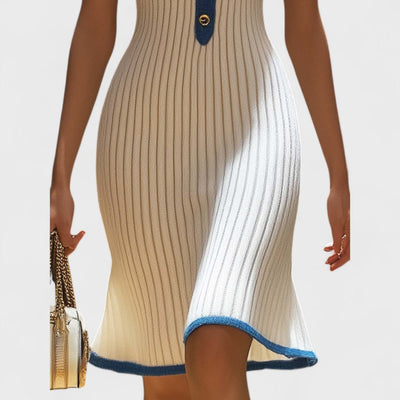Ellena - Elegante abito midi con gonna a sirena
