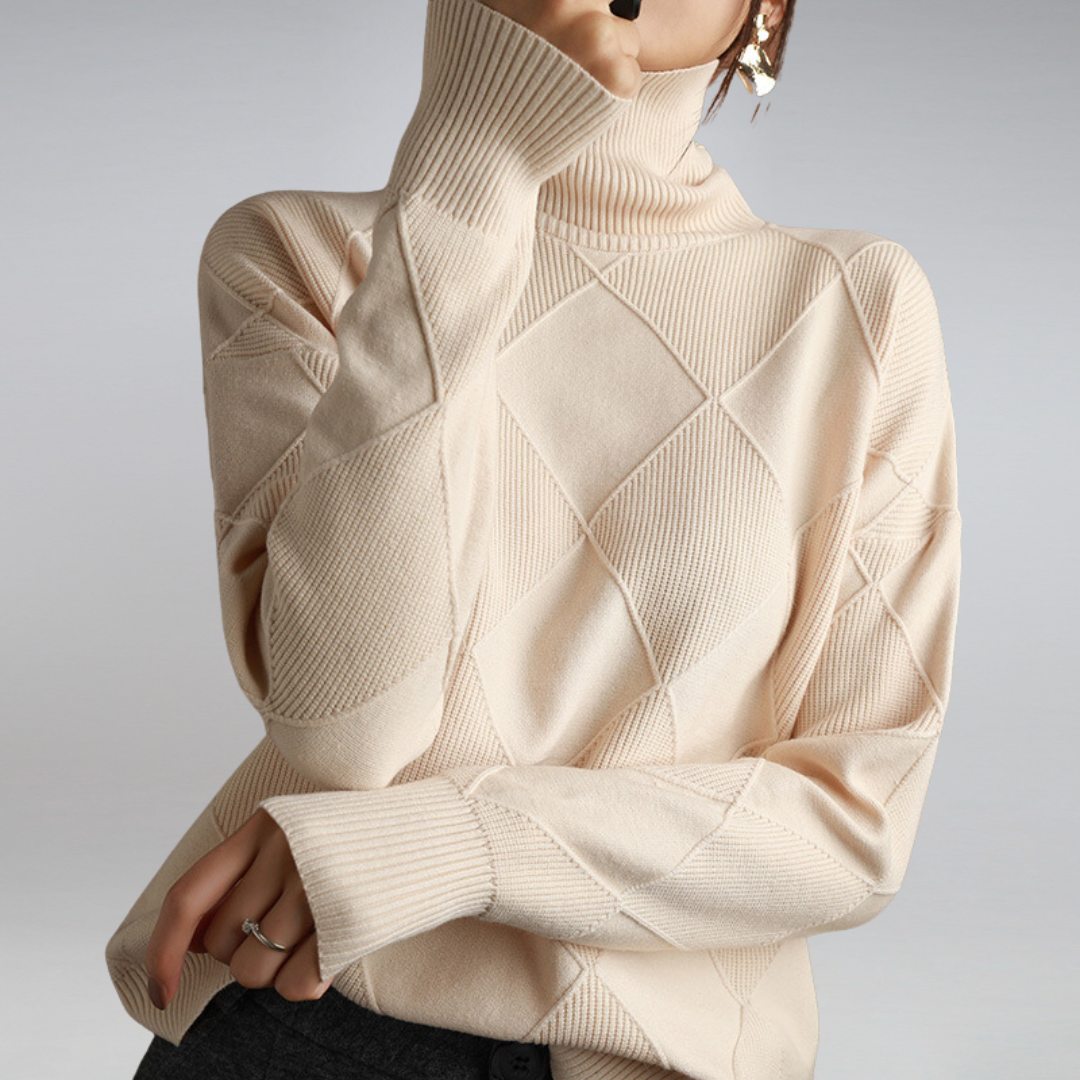 Darcy - Maglione a Collo Alto Oversize