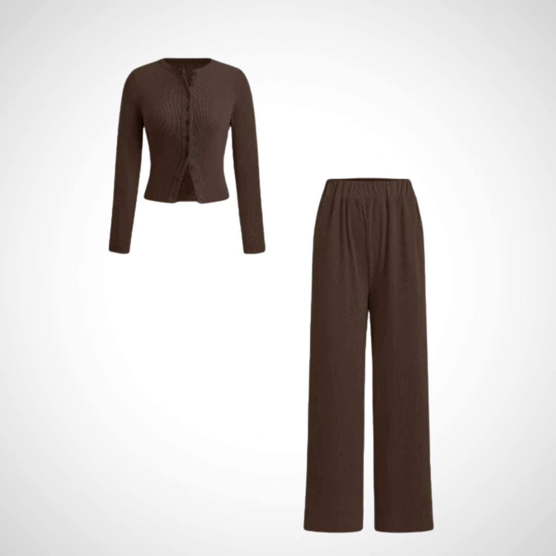 Sofy - Set Top e Pantaloni a Manica Lunga