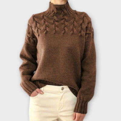 Eva - Maglione da Donna con Dettagli a Treccia