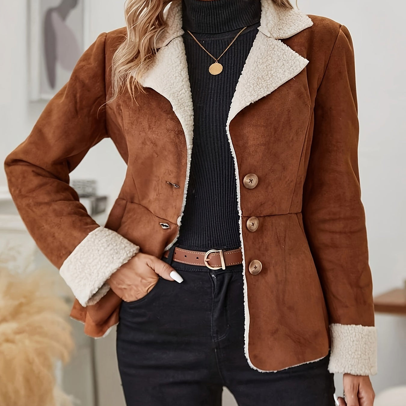 Isabella™ Giacca in Pelliccia Sintetica da Donna