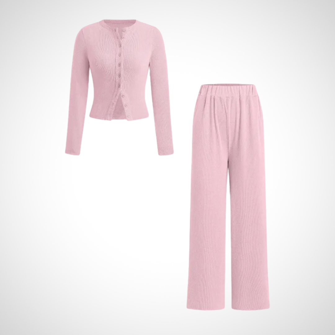 Sofy - Set Top e Pantaloni a Manica Lunga