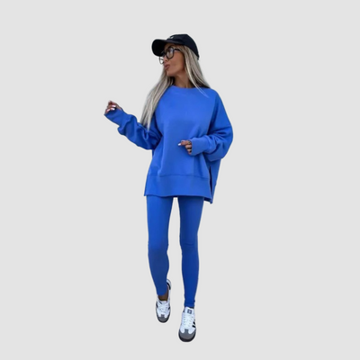 Amanda - Set di Felpa a Manica Lunga e Pantaloni Casual