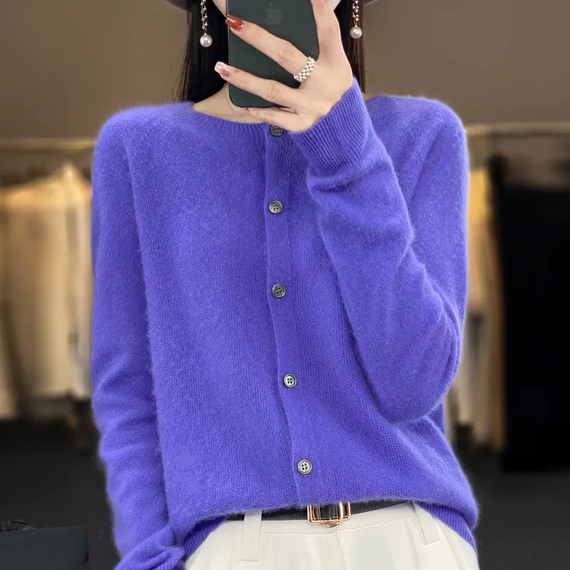 Anna - Cardigan in lana merino
