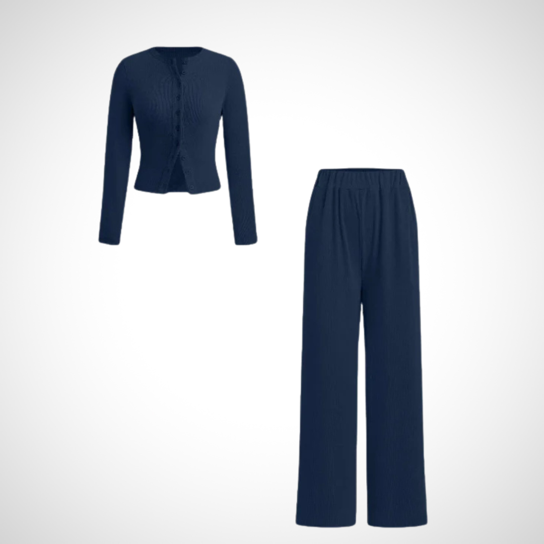 Sofy - Set Top e Pantaloni a Manica Lunga