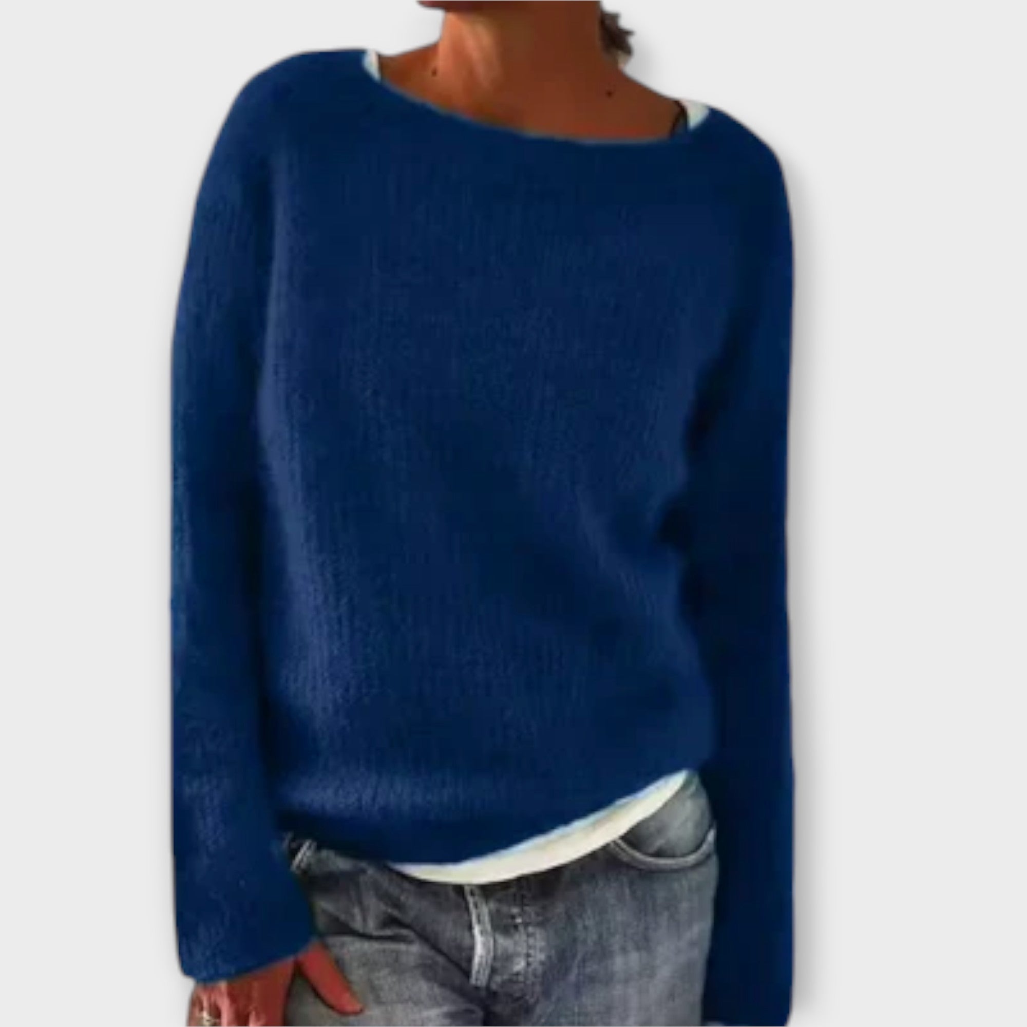 Regine – maglione a maglia monocolore