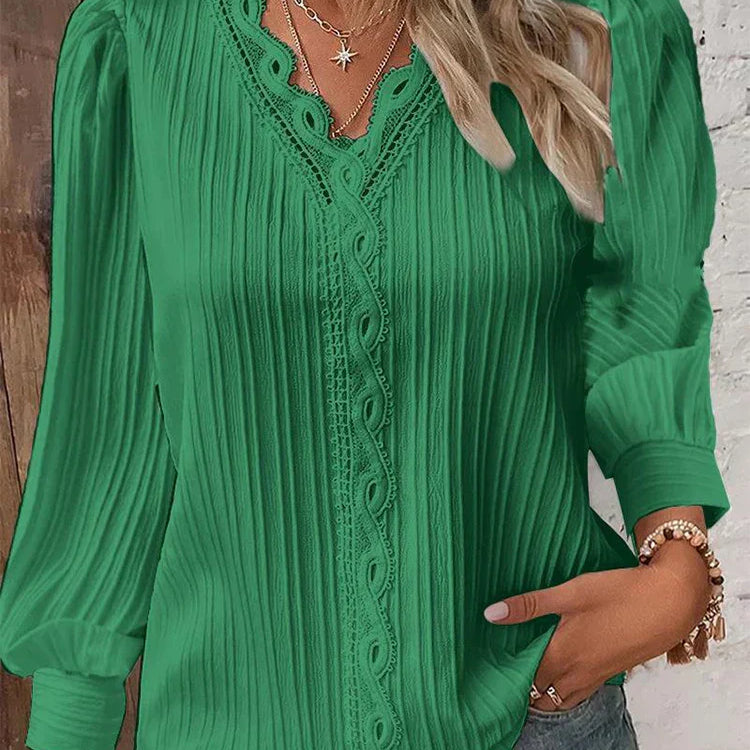 Alison – Maglione a Righe con Collo