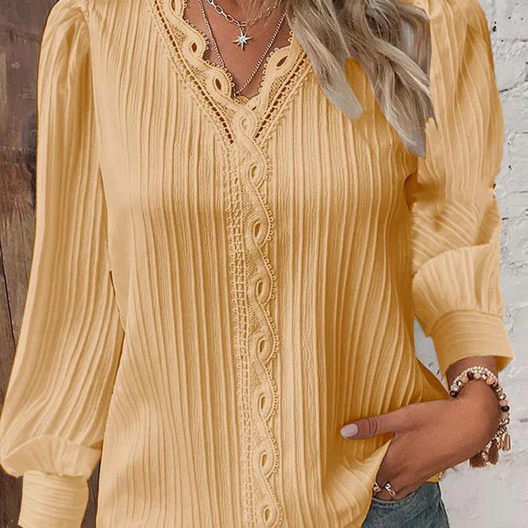 Alison – Maglione a Righe con Collo