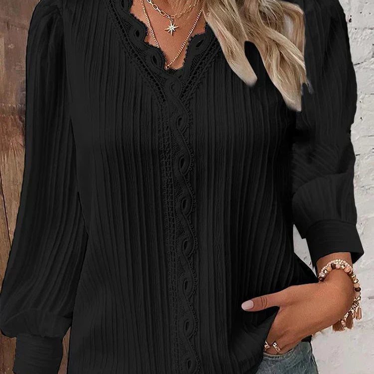 Alison – Maglione a Righe con Collo