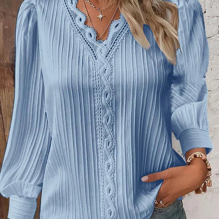 Alison – Maglione a Righe con Collo