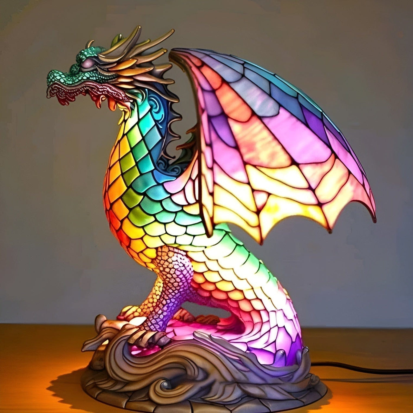 Lampada Glowing Drago Mistico