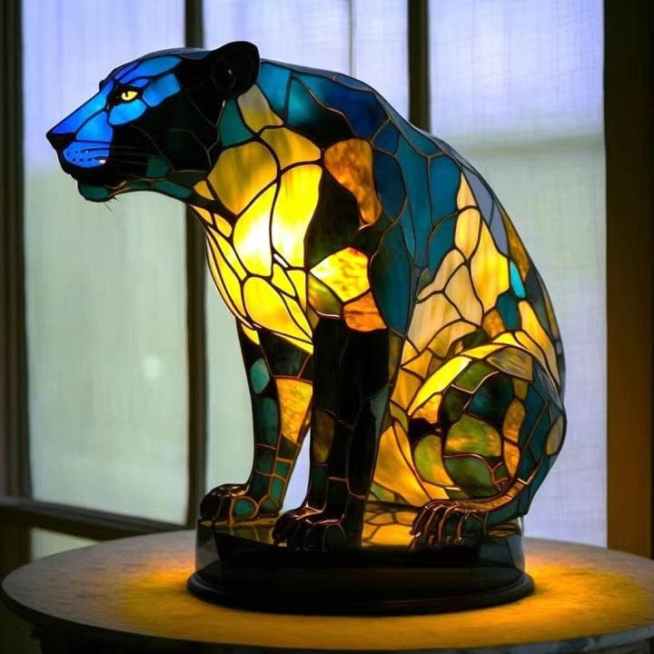 Lampada Glow Panthera di Mezzanotte