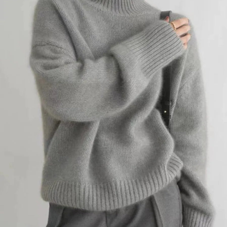 Zoey - Maglione Oversized con Collo Alto
