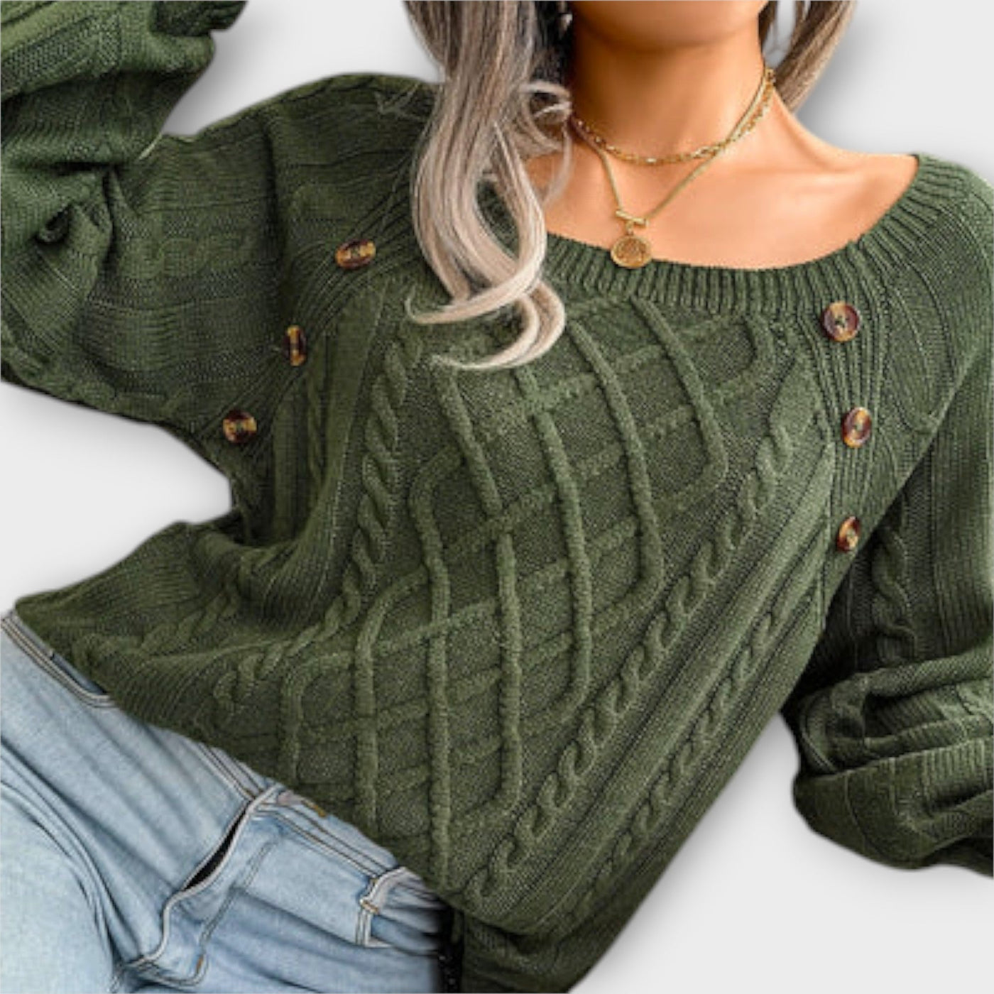 Malia - Maglione con bottoni