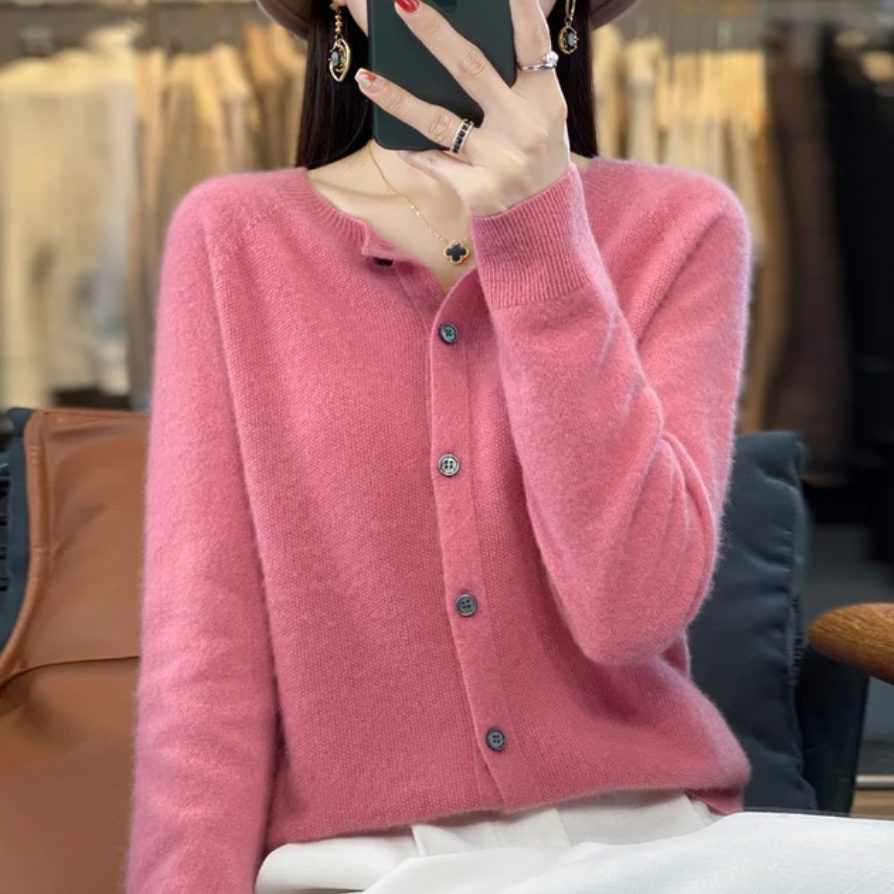 Anna - Cardigan in lana merino