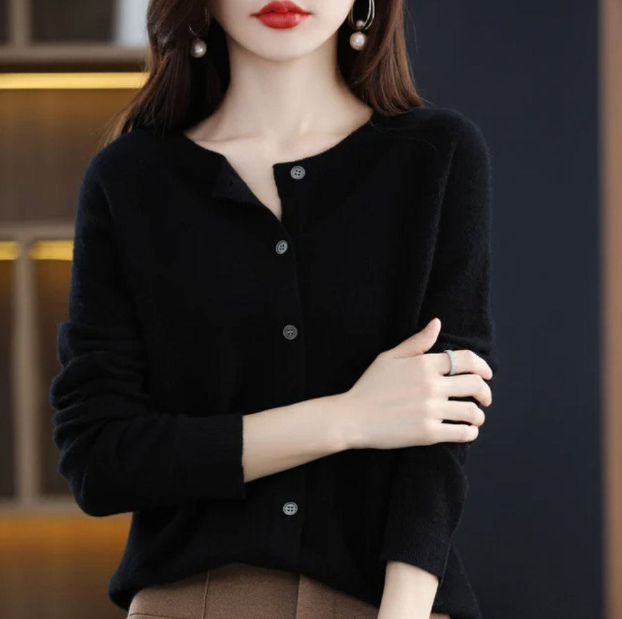 Anna - Cardigan in lana merino