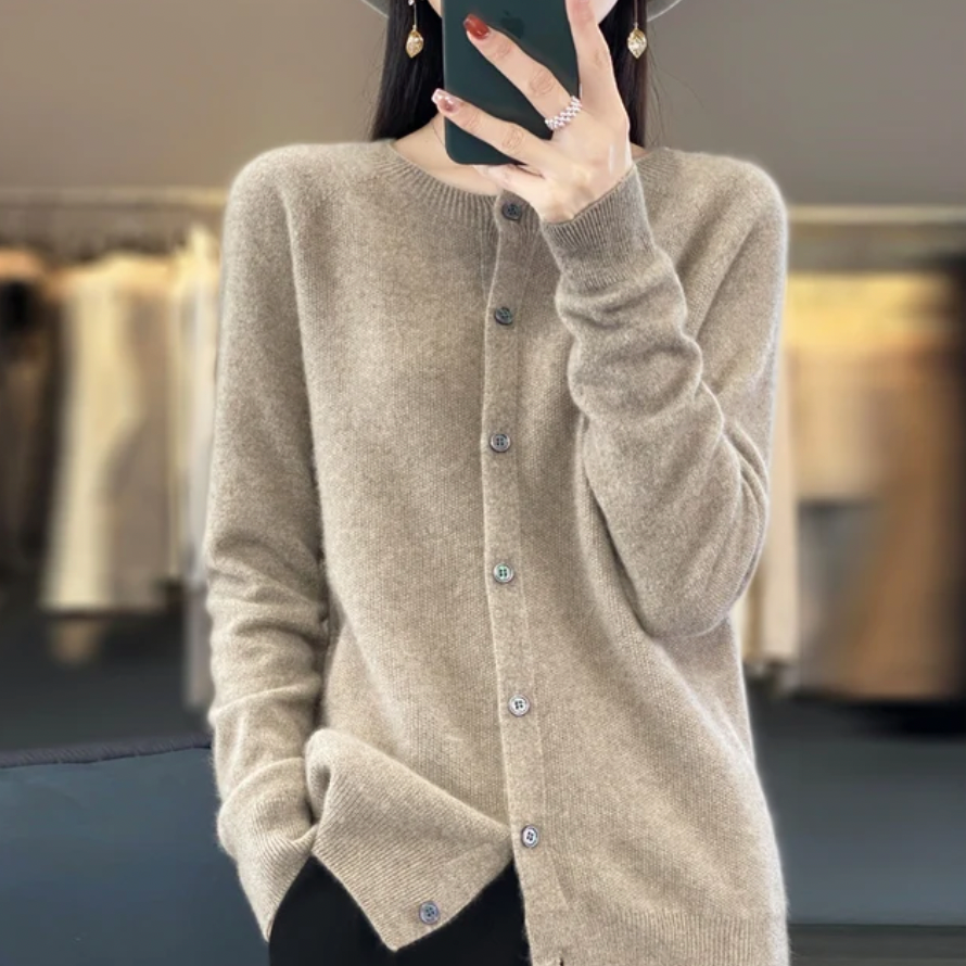 Anna - Cardigan in lana merino