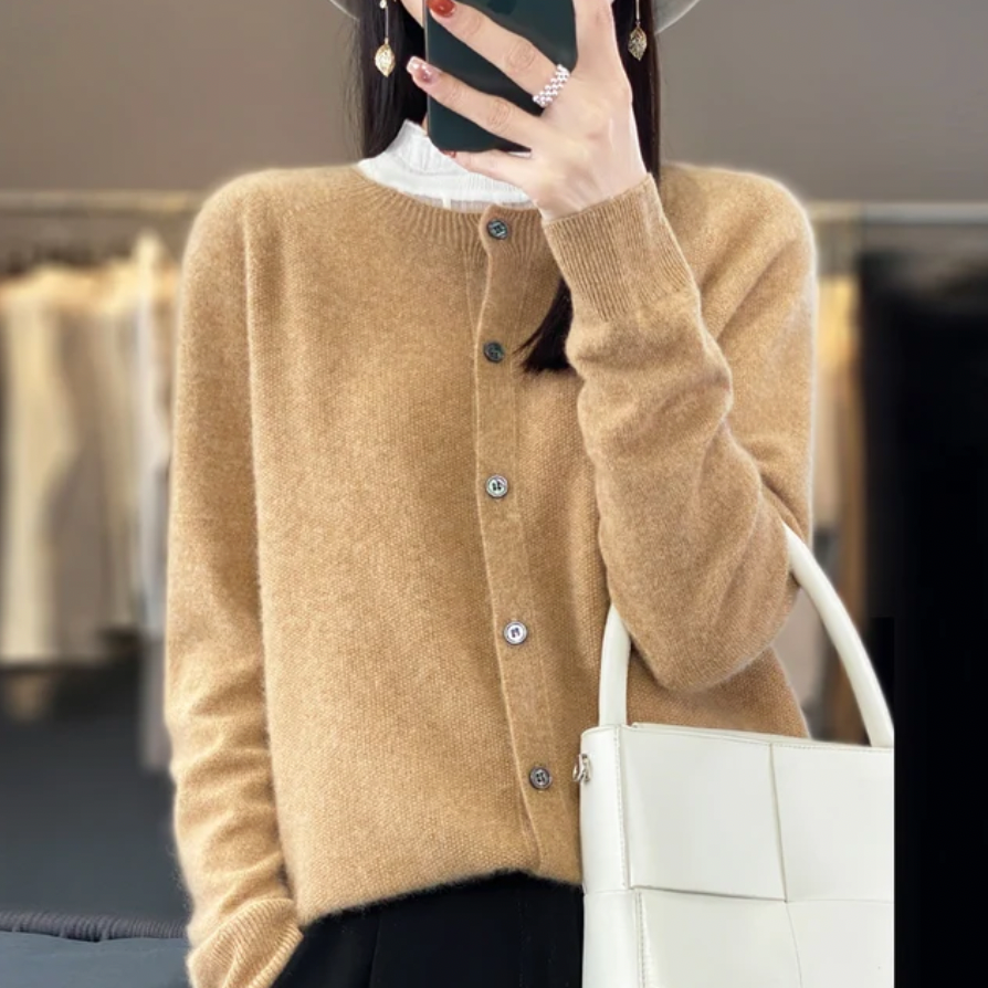 Anna - Cardigan in lana merino