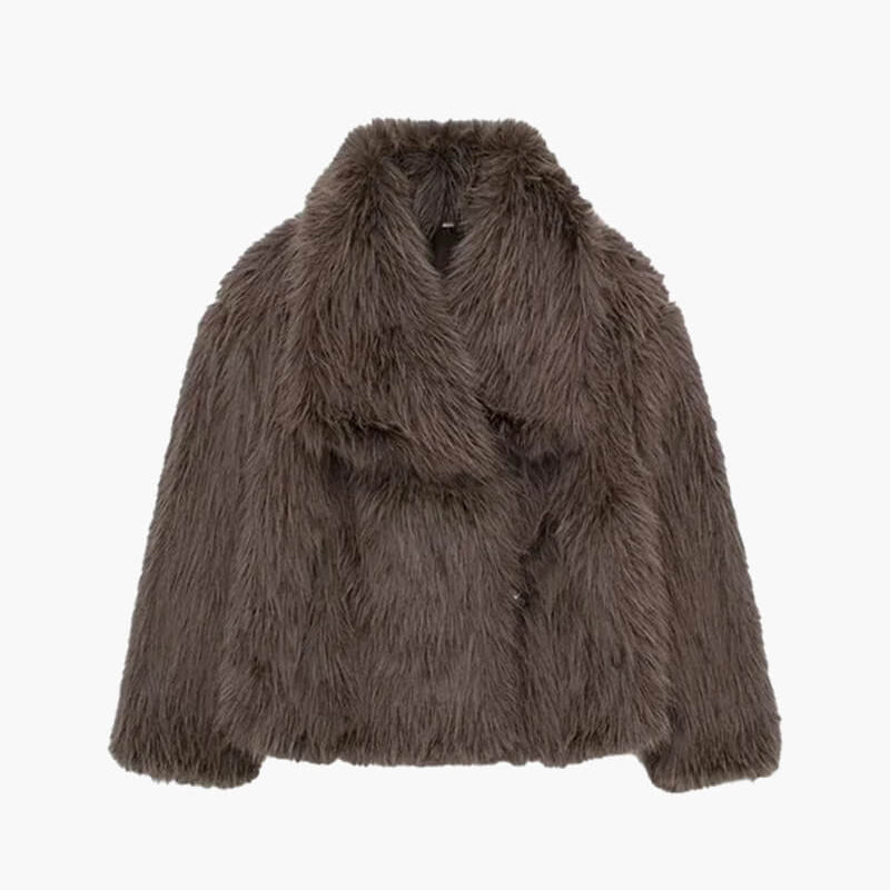 Cappotto in Pelliccia Sintetica Jenna