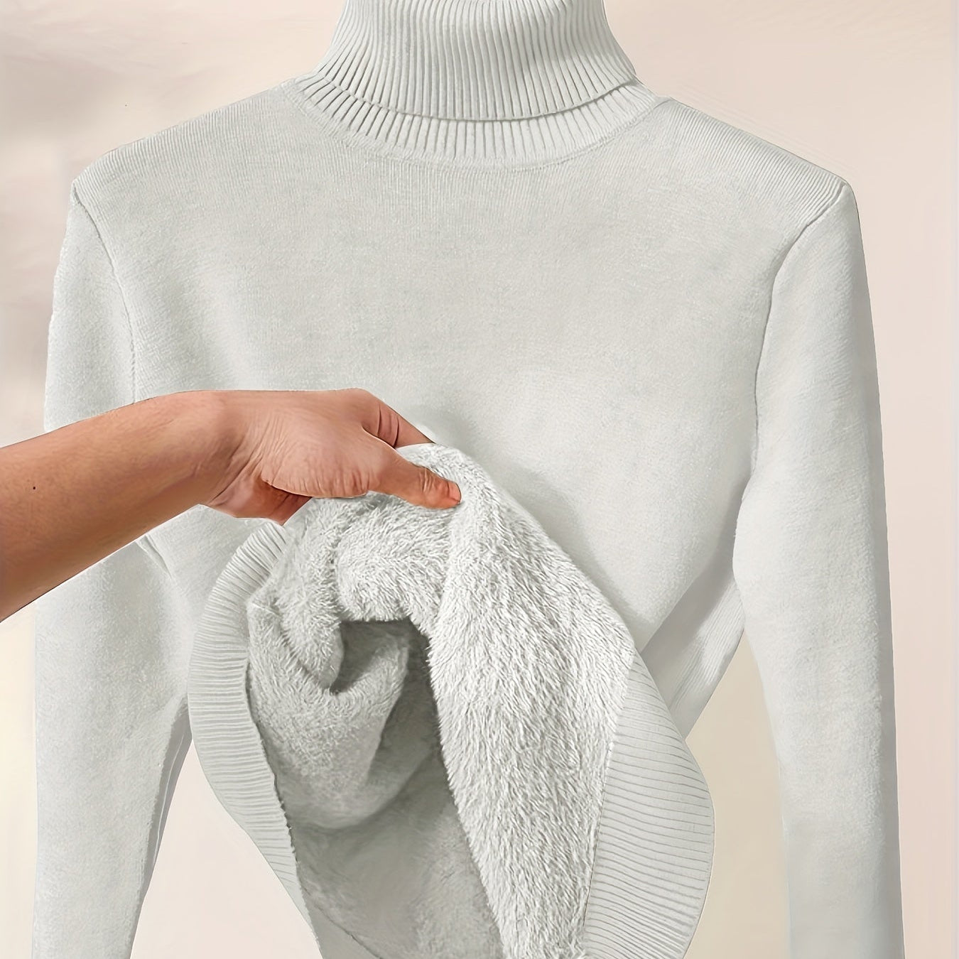 Zoe - Maglione con Collo Alto Morbido