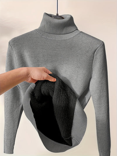 Zoe - Maglione con Collo Alto Morbido