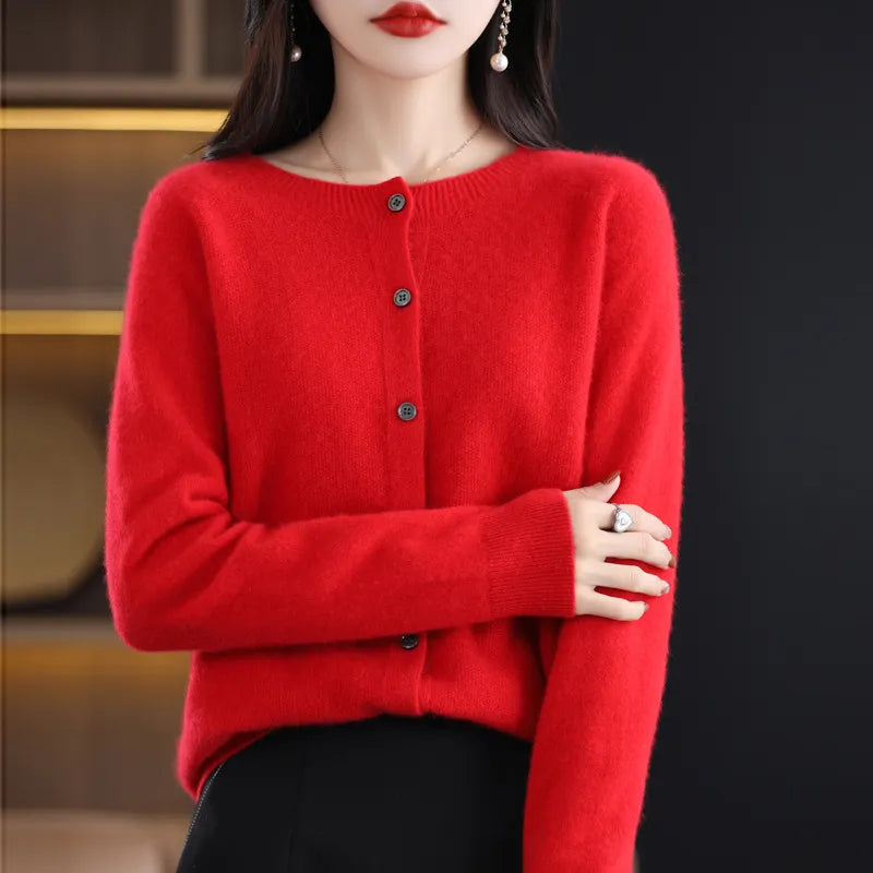 Anna - Cardigan in lana merino
