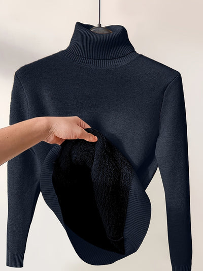 Zoe - Maglione con Collo Alto Morbido
