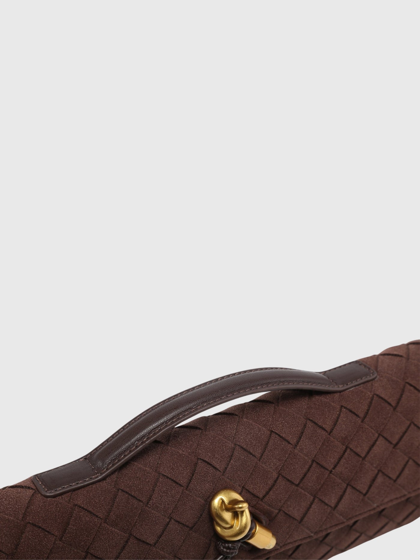 Cherry | Clutch in Suede Intrecciato di Lusso